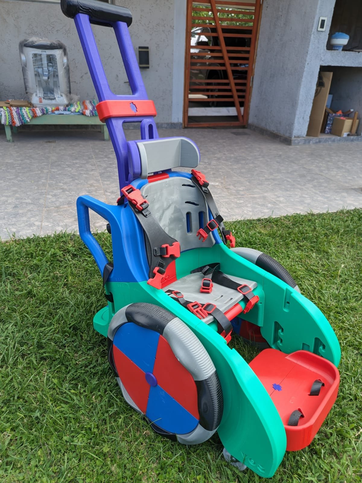 Silla de ruedas 3D