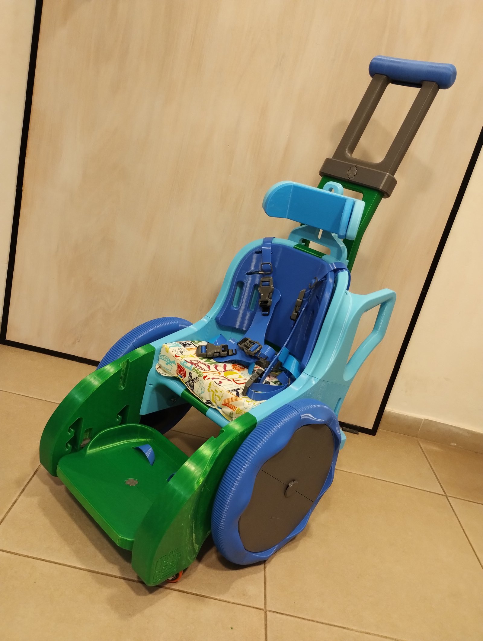 Silla de ruedas 3D